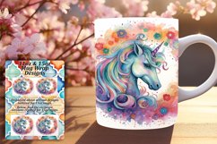 Sparkling Unicorn Magic Mug Wrap Product Image 1