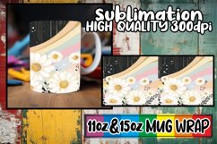 Enchanted reflections 11oz 15oz sublimation wrap, Flower Product Image 1