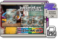 Blossom View: 3D Mug Wrap Sublimation 15oz Product Image 1