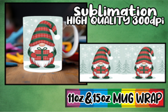 Enchanted days 11oz 15oz sublimation wrap, Gnomes Product Image 1