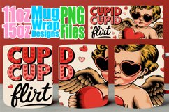 Radiant vibes 11oz 15oz sublimation wrap, Cupid Product Image 1