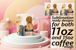 Radiant Spring Girls&#039; Clan Mug Wrap: 11oz 15oz Product Image 1