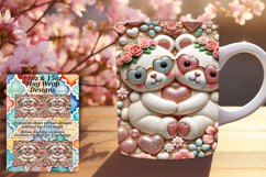 Fun 15oz Mug Wrap Png Artwork , Sweet Animals Product Image 1
