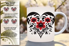 Mug Makeover: Stunning Heart Sublimation Product Image 1