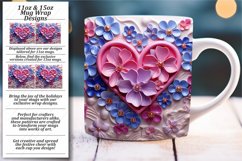 Sublimation Charm: 3D Mug Wrap for Valentines Product Image 1