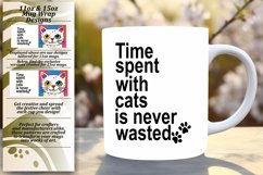 Sipping with Smiles: Cat Lover's Mug Wrap Product Image 2