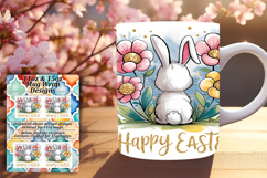 FRESH 15oz Mug Wrap PNG Design , Easter Product Image 1