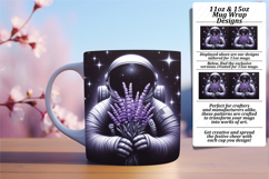 Gorgeous 11oz Mug Wrap Png Artwork , Astronaut Product Image 1