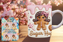 Stylish 11oz Mug Wrap Png Design , Holiday Product Image 1