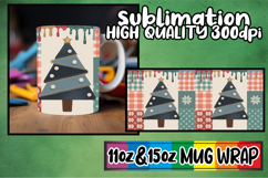Enchanted days 11oz 15oz mug wrap, Christmas Product Image 1