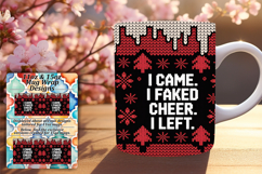 Classy 15oz Mug Wrap Png Design , Holiday Product Image 1