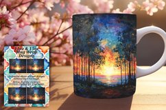 Tranquil Landscape Mug Prints: Sublimation - Spring Product Image 1