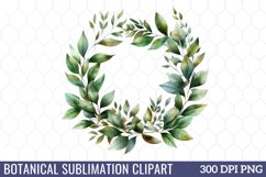 Botanical Sublimation Clipart Product Image 1
