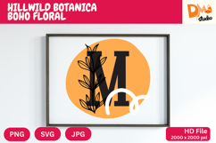 Hillwild Botanica Boho Floral Monogram Product Image 1