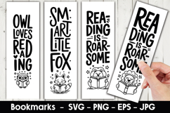 Animal Reading Bookmark Sublimation Product Image 1