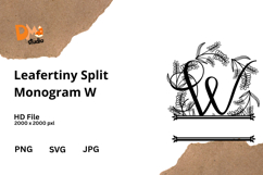 Leafertiny Split Monogram Product Image 1