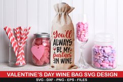Valentine Wine Bag SVG Bundle -Valentine Design Product Image 14