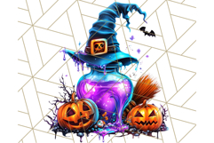 Bright Halloween Potion Bottle PNG Clipart, Holiday Elements Product Image 3
