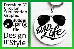 Elegant Circle Design for Sublimation , Father&#039;s Day Product Image 1