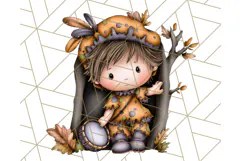 Woodland Autumn Parade Clipart PNG Fall Animals Product Image 3