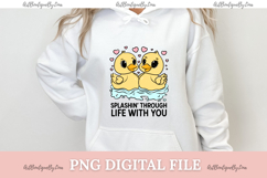 Cute Duck Couple PNG Product Image 1
