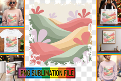 Cheerful TSHIRT Art Magic PNG, Spring Product Image 1