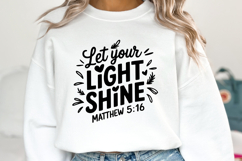 Let your light shine SVG | Bible Verse Svg Product Image 2