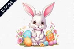 Easter Bunny Sublimation - Bunny Sublimation Design Product Image 1
