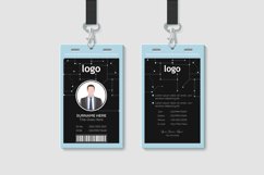 Geometric Technology Identity Card Template Design Product Image 1