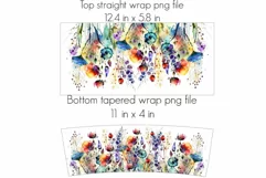 40oz Quencher Wildflowers Tumbler, Sublimation Design Product Image 2