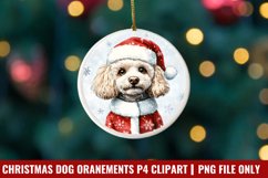 Breeds Of Christmas Dog Ornaments Clipart PNG Product Image 1