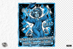 Graduation Funny Girl PNG - Graduation PNG Sublimation Product Image 1