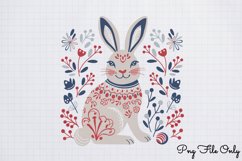 Scandinavian Folk Art Winter Clipart PNG Product Image 1