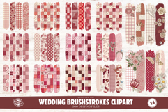 Wedding Brushstrokes Clipart Product Image 1
