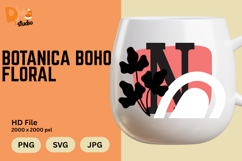 Botanica Boho Floral Monogram Product Image 1