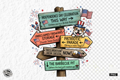 Patriotic Animals Signspots PNG Clipart Product Image 1