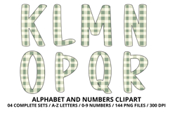 Cottage Floral Alphabet PNG Letters &amp; Numbers 300DPI Product Image 3