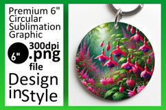 Dynamic Round Design Car Coaster PNG , Flower Product Image 1