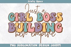 Just a Girl Boss Building Her Empire PNG | Boss Babe PNG Product Image 1