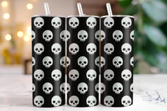 Halloween Skull Tumbler Wrap | Sublimation | Tumblers Product Image 1