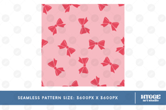American 4th of July Patriotic Coquette Bow Seamless Pattern Product Image 2
