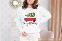 Christmas Van Sublimation | Merry Christmas PNG | Retro PNG Product Image 4