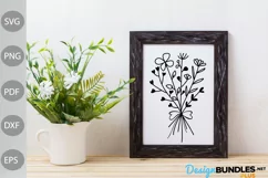 Wildflower SVG Cut Files / Funny Girl SVG Cut Files Product Image 3