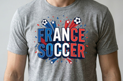 France Soccer T-shirt Design Product Image 2