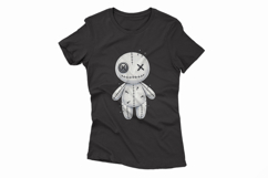 Simple Pinned Stitched Doll Halloween Voodoo PNG Product Image 4