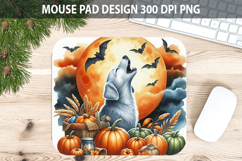 Watercolor Fox Mouse Pad Sublimation - Animal PNG Product Image 1