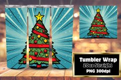 Christmas Tree Color Wave 20oz Wrap Product Image 1