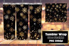 Festive Snowflakes Noel Tumbler 20oz Product Image 1