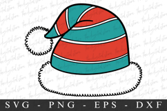 Santa Hat Svg | Christmas svg | Svg cut file Product Image 1