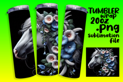 20oz Tumbler Design for Creative Gifts , Horse Product Image 1